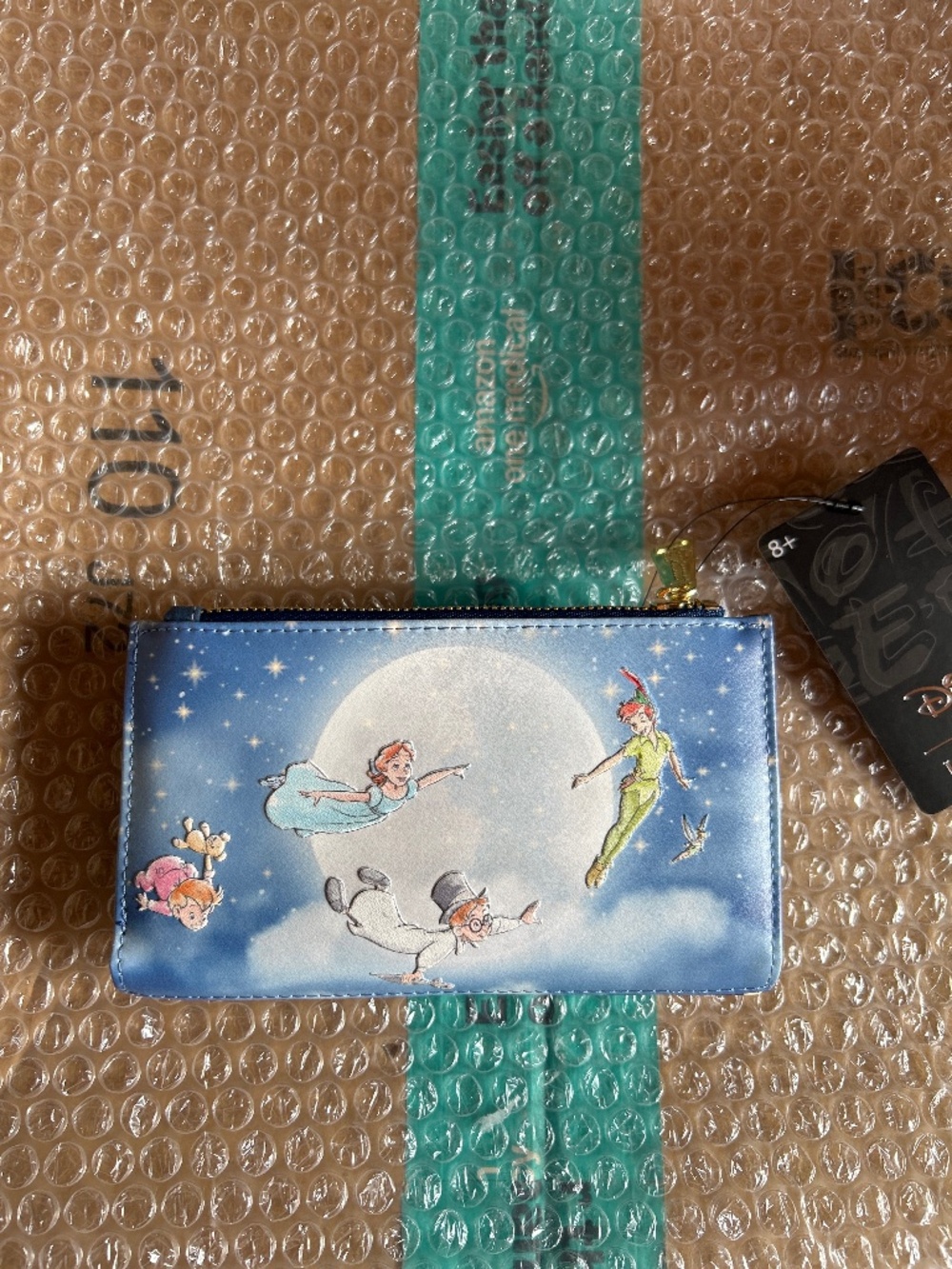 Loungefly Disney Peter Pan Wendy Second Star Flying Over City Flap Wallet